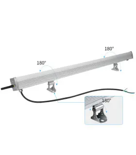 MiBoxer 24W RGB+CCT LED wall washer light Lora 433MHz RL1-24L side view with mounting hardware