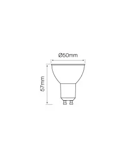 LED line® GU10 spotlight bulb SMD 1W warm white - 2