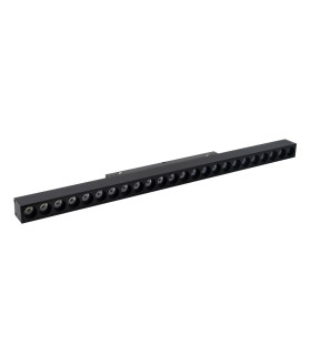 Black MiBoxer 12W RGB+CCT Magnetic Grille Light in a slim rectangular design, featuring multiple round light units