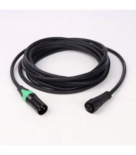 MiBoxer DMX512 connecting wire with male XLR connector and durable black cable, designed for reliable data transmission