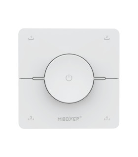 MiBoxer white rotating CCT scene remote with a central circular control button.