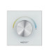 Close-up view of MiBoxer P0 2-in-1 Panel Controller in white showing the dial and colour temperature range.