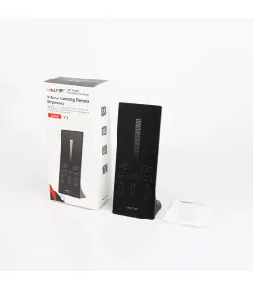 MiBoxer Y1 3-Zone Standing Remote (Brightness control) with packaging and instruction manual displayed.