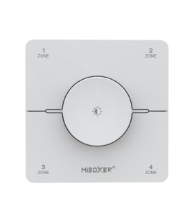 MiBoxer 4 Zone Rotating Remote K0S packaging box and shipping carton dimensions