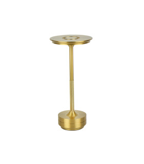 Stylish gold Camelia table lamp, perfect for adding a touch of elegance to any space.