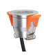 MiBoxer 3W RGB spotlight with IP66 rating and spring-loaded orange mounting clips.