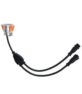 MiBoxer 3W RGBW spotlight with dual cable connectors for SL4-12 model.