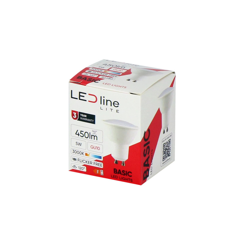 LEDOM GU10 spotlight bulb 5W SMD 450lm - 1 LEDOM GU10 spotlight bulb 5W SMD 450lm - 1