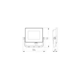 LED Line® LITE Lumino Floodlight 10W 4000K 1000lm - 3