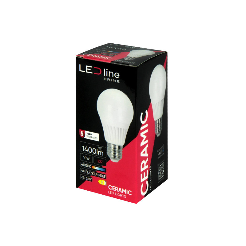 LED Line® PRIME E27 LED Bulb 10W 2700K 1400lm A60 - 1 LED Line® PRIME E27 LED Bulb 10W 2700K 1400lm A60 - 1