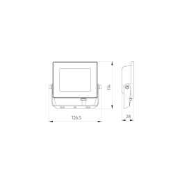 LED Line® LITE Lumino Floodlight 20W 4000K 2000lm - 3
