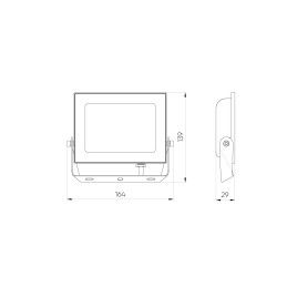 LED Line® LITE Lumino Floodlight 30W 4000K 3000lm - 3