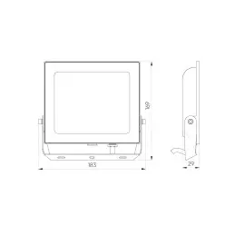 LED Line® LITE Lumino Floodlight 50W 4000K 5000lm - 3