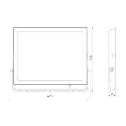 LED Line® LITE Lumino Floodlight 200W 4000K 20000lm - 3