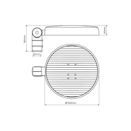 LED Line® Elida 40W 4000K 120lm/W T3 100-277V AC - 4