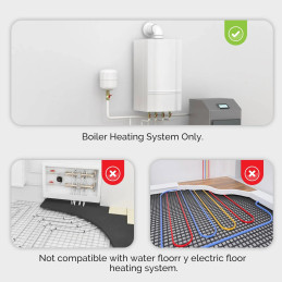 WiFi Programmable Thermostat for Gas Boiler - 7