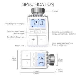 Smart Programmable Radiator Valve TV01 - 2