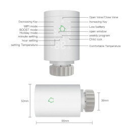 Zigbee Smart Thermostatic TRV ZTRV-368 - 3