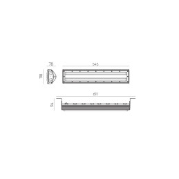 LED Line® LITE Streakbay Highbay 100W 4000K 10000lm - 4