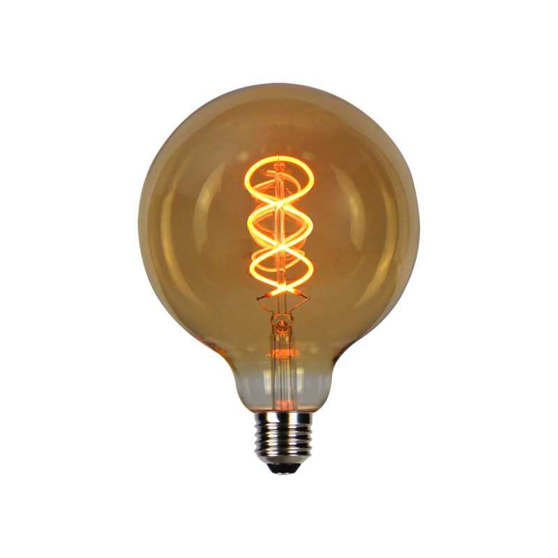 LED Line® PRIME E27 LED Bulb 4W 1800K 210lm Filament G125 Gold | Future House Store