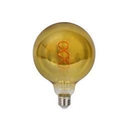 LED Line® PRIME E27 LED Bulb 4W 1800K 210lm Filament G125 Gold | Future House Store