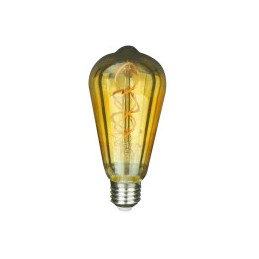 LED Line® PRIME E27 LED Bulb 4W 1800K 210lm Filament ST64 Gold | Future House Store