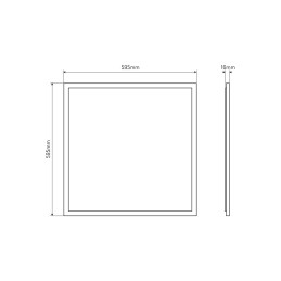 LED Line® 2in1 Panel 30W 4000K 3600lm Square | Future House Store