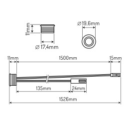 LED Line® Channel Sensor Touch ON/OFF Dimmer | Future House Store