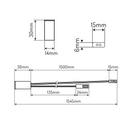 LED Line® Channel Sensor Hand Motion ON/OFF | Future House Store