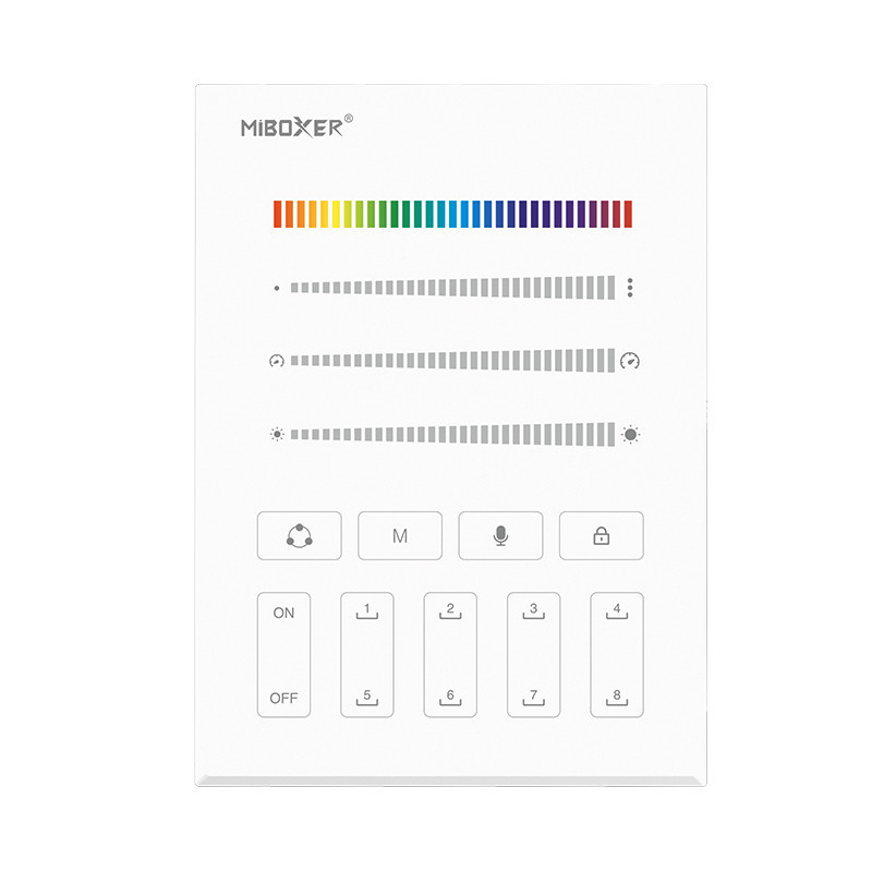 MiBoxer C9 SPI Remote 2.4GHz for LED Lighting Control | Future House Store MiBoxer C9 SPI Remote 2.4GHz for LED Lighting Control | Future House Store