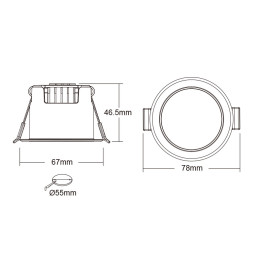 MiBoxer HPS1-RF Microwave Radar Human Presence Sensor | Future House Store UK