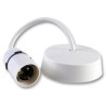 6" T2 Pendant Short Skirt Lampholder (PL09243) - White | %shop-name%