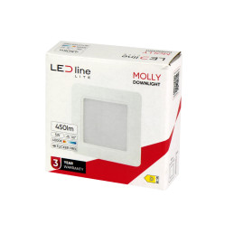 LED line LITE Downlight MOLLY 5W 4000K Square | Future House Store