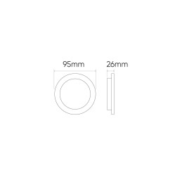LED line LITE Downlight MOLLY 5W 4000K Round | Future House Store