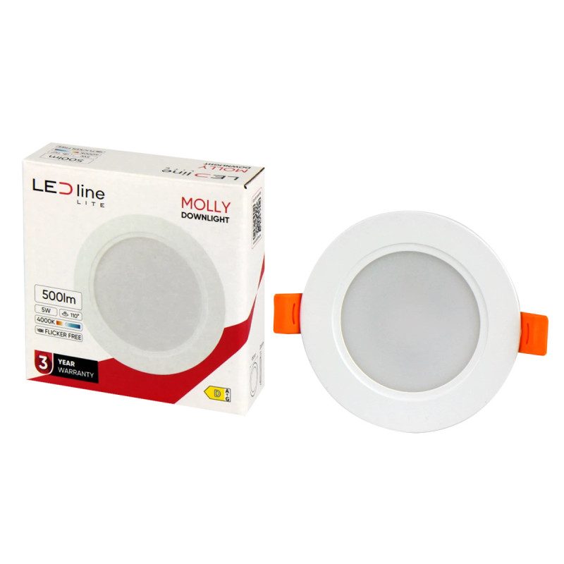 LED line LITE Downlight MOLLY 5W 4000K Round | Future House Store