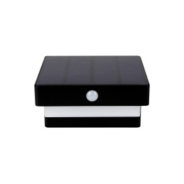 Suntis Solar Wall Light 3000K 220lm IP54 Black | Future House Store