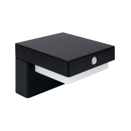 Suntis Solar Wall Light 3000K 220lm IP54 Black | Future House Store