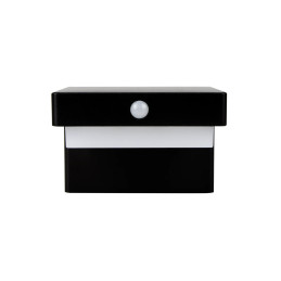 Suntis Solar Wall Light 3000K 220lm IP54 Black | Future House Store