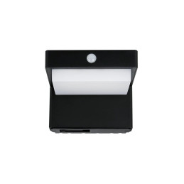 Suntis Solar Wall Light 3000K 220lm IP54 Black | Future House Store