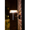 Suntis Solar Wall Light 3000K 170lm Round Black – Weatherproof, USB-C Rechargeable