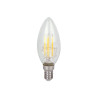 LED line LITE E14 Filament Candle 5W C35 (2700K & 4000K) 600lm Dimmable | Glass | 3-Year Warranty