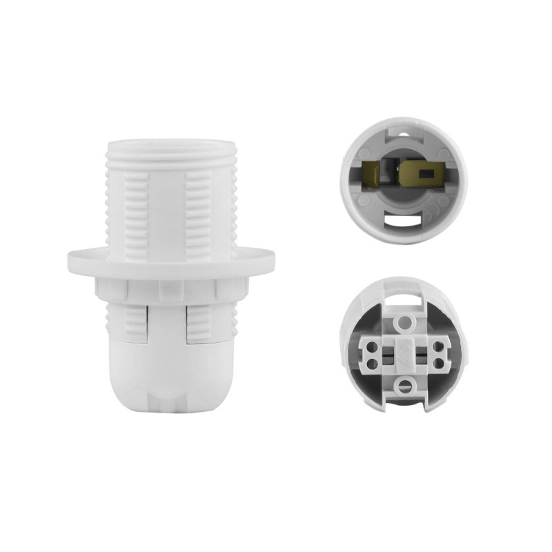 POLMARK E14 lamp holder with shade ring - POLMARK E14 lamp holder with shade ring -