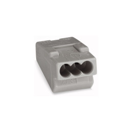 WAGO 273-403 3-way push-wire connector for junction boxes 32A. PUSH WIRE® connector for junction boxes; 3-conductor term
