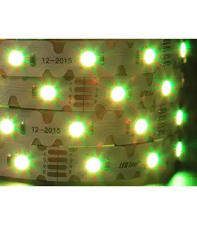 LED line® strip 210 SMD 5060 TWIST 12V RGB IP20. The strip can be bent in any direction horizontally and vertically, wit