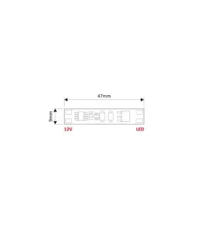 DESIGN LIGHT LED touch switch controller XC60 - size