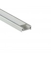 TOPMET anodised aluminium LED profile SURFACE10 BC/UX silver