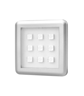 DESIGN LIGHT under cabinet LED light SQUARE 2W RGB aluminium - 