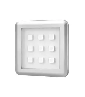 DESIGN LIGHT under cabinet LED light SQUARE 2W RGB aluminium - 