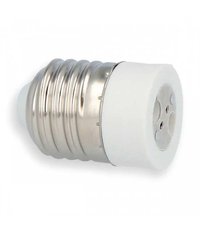 LED line® E27-MR16 lamp socket converter. Bulb adapter E27 to MR16 enables the use of a bulb with MR16 thread (eg LED bu