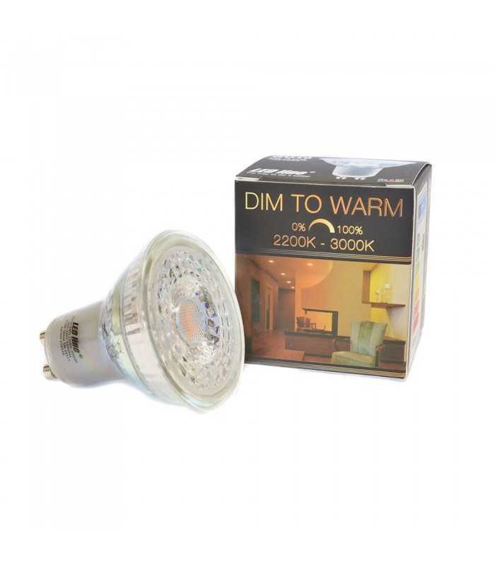 LED line® GU10 spotlight bulb 60° SMD 5,5W dimmable warm white - 